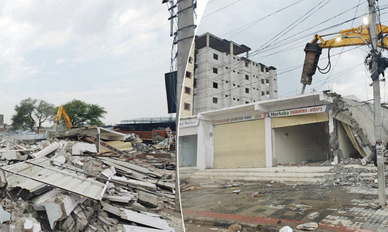 Hydra Demolition in Hafiz Baba Nagar – Protests, Arrests & Political Backlash Hydra Demolition in Hafiz Baba Nagar – Protests, Arrests & Political Backlash