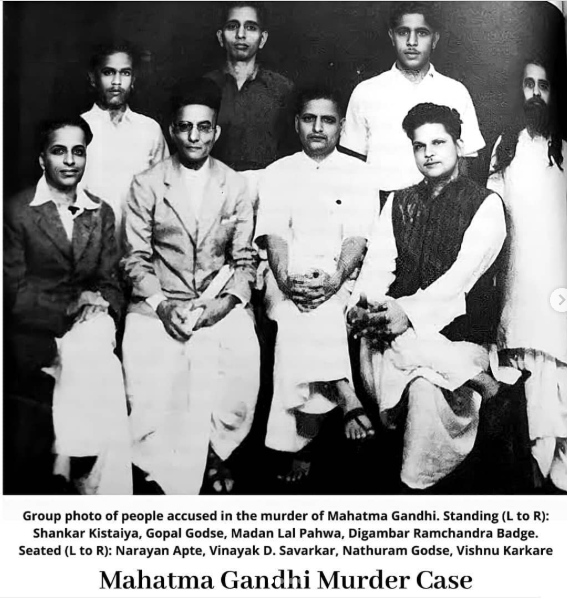 History Of Modern India After assissination of Mahatma Gandhi by Nathuram Godse along with Godse many other accomplices were arrested They were all identified Instagram 05 09 2025 01 46 AM