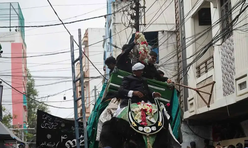 Elephant Confirmed for Bibi Ka Alam Muharram Procession in Hyderabad 2025 Elephant Confirmed for Bibi Ka Alam Muharram Procession in Hyderabad 2025