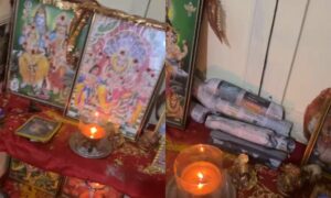 Hyderabad Man Hides Ganja Behind Gods’ Portraits in Pooja Room; Arrested by Excise STF