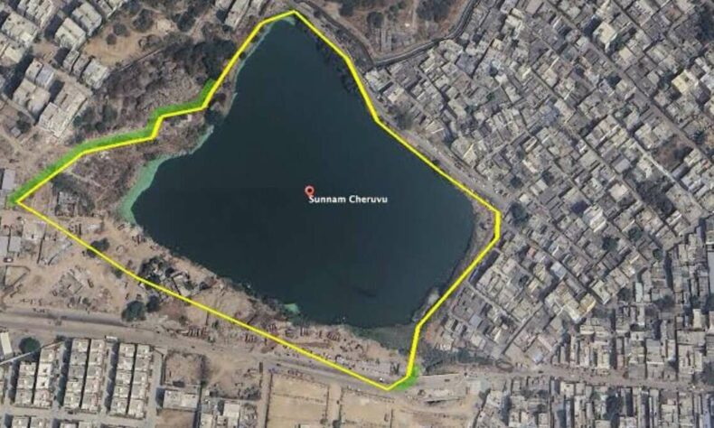 Telangana HC Issues Contempt Notices to Officials Over Sunnam Cheruvu Demolition Case Telangana HC Issues Contempt Notices to Officials Over Sunnam Cheruvu Demolition Case