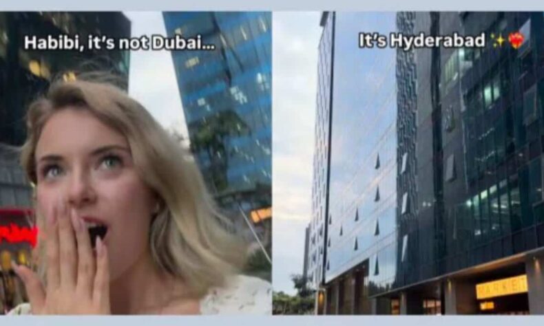 1756109870 Russian model compares Hyderabads skyline to Dubai