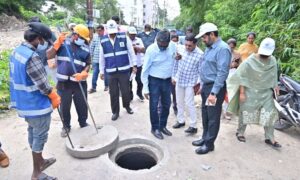 1756151332 HMWSSB reviews permanent solution to sewage problem near Durgam Cheruvu