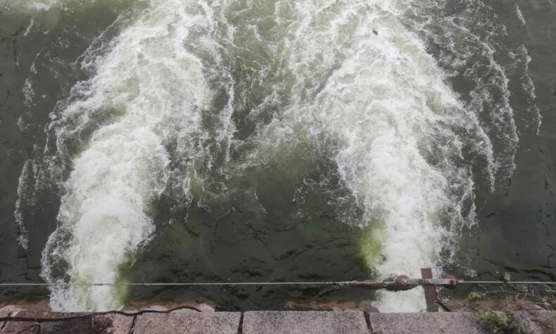 1756359953 Gates of Himayat Sagar Osman Sagar opened again to release