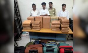 4 inter state drug peddlers nabbed by EAGLE ganja worth Rs