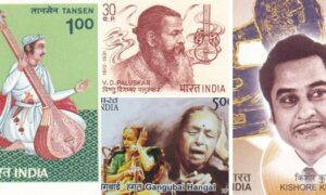 A visual history of Indian music as depicted on postage