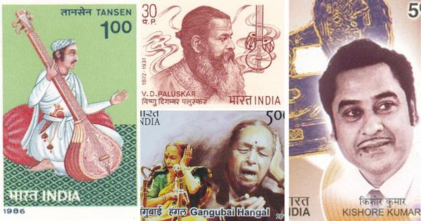 A visual history of Indian music as depicted on postage