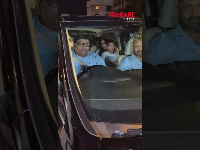 Aamir Khan and Gauri Spratt clicked together inside their car