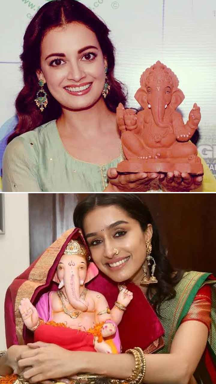 Bollywood Stars Embrace Eco friendly Ganesh Chaturthi Celebrations
