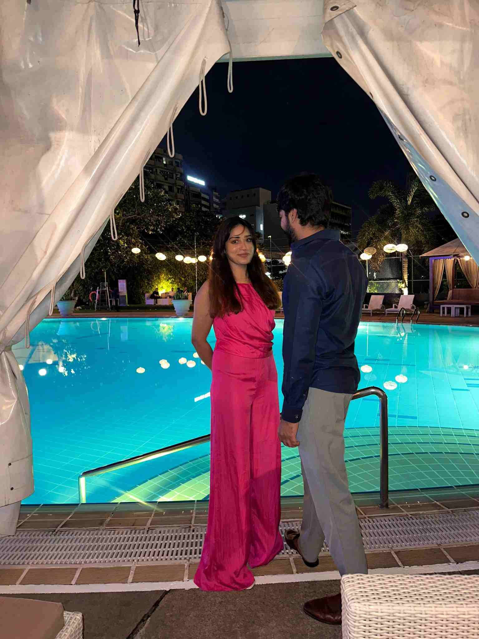 Nivetha Pethuraj  explains that Rajhith used to take good care of her, and it was he who made the first move.