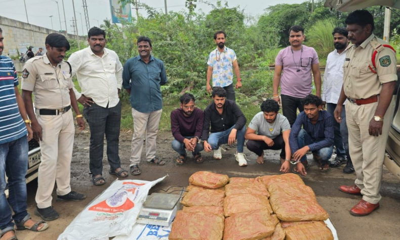 Kalyan Police bust inter state ganja smuggling racket 13 held