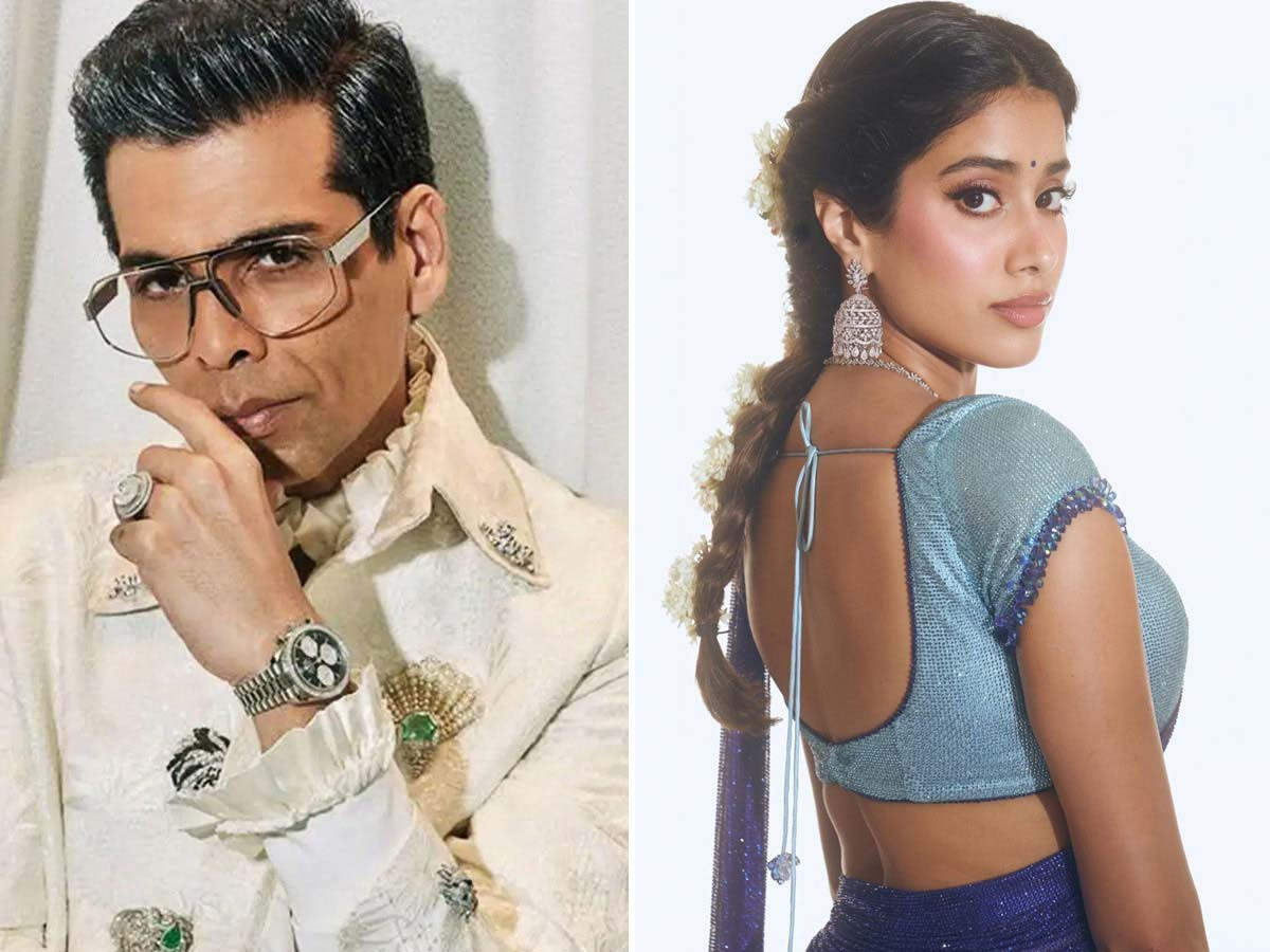 Karan Johar Jahnvi Kapoor, Kajol and Twinkle Khanna