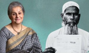 Right wing workers protest against Syeda Hameeds remarks on Bangladeshis