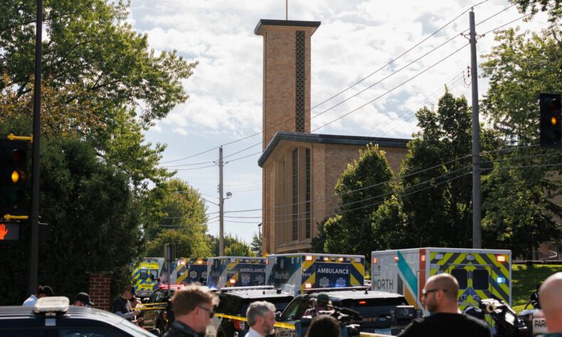 Shooting at Minneapolis Catholic school kills 2 children injures 17