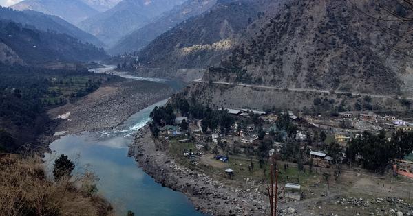 The violence scarred landscape along the Chenab river in Jammu and