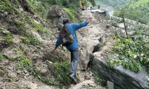 Wide roads tree cutting are destroying slopes in Himalayan states