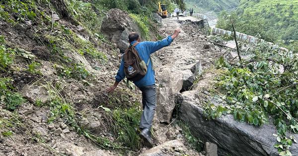Wide roads tree cutting are destroying slopes in Himalayan states