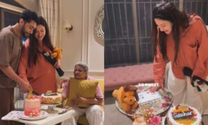 Zaid Darbar surprises his Biggest Blessing Gauahar Khan on her