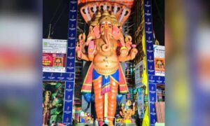 1757128942 Khairatabad Ganesh Shobha Yatra begins amid tight security
