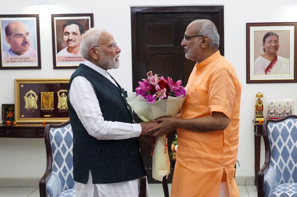 1757443670 998 PM Modi meets C P Radhakrishnan