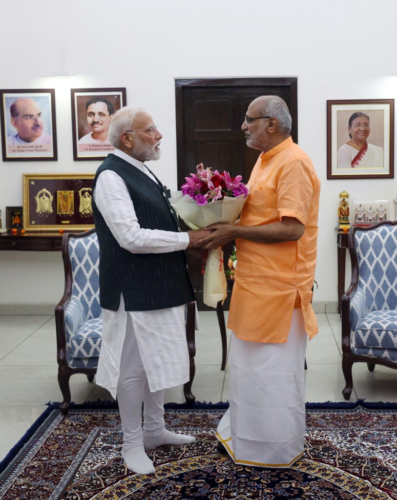 1757443671 228 PM Modi meets C P Radhakrishnan