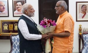 1757443674 PM Modi meets C P Radhakrishnan