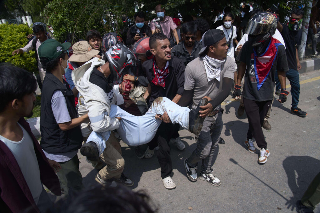 1757447332 616 Photos Anti government protests in Nepal
