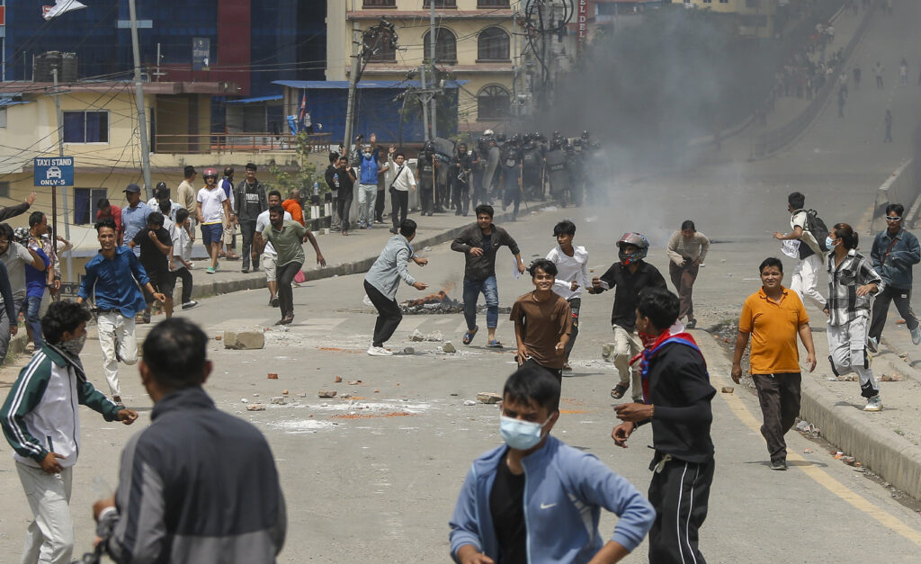 1757447333 555 Photos Anti government protests in Nepal