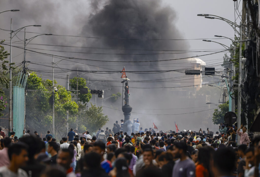 1757447334 424 Photos Anti government protests in Nepal