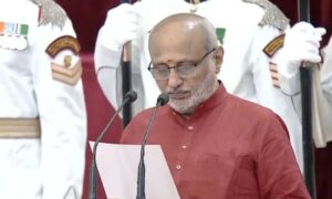 1757656015 C P Radhakrishnan takes oath as 15th Vice President of