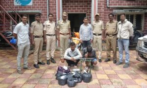 1757853742 Excise team seizes 8 kg ganja in Hyderabad two arrested
