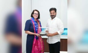 1757945344 US Consul General in Hyderabad Laura Williams meets CM