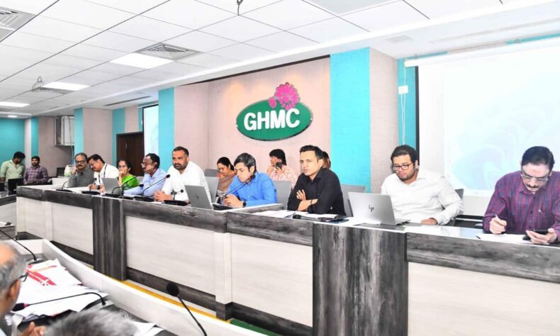 1758073492 Compete pending SNDP works quickly GHMC commissioner
