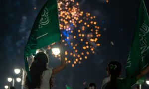 1758728699 Saudi Arabia marks 95th National Day with fireworks parades
