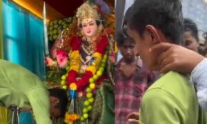 1758882355 Youngster forced to bow before idol chant Jai Sree Ram