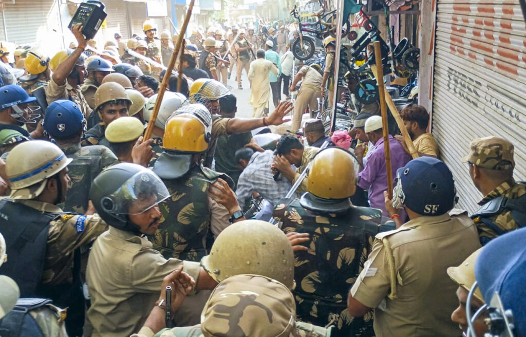 1758926273 407 Protest over I Love Muhammad posters in Bareilly