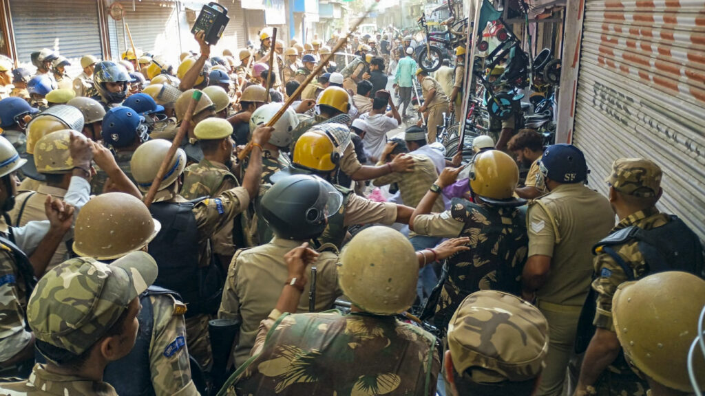 1758926273 497 Protest over I Love Muhammad posters in Bareilly