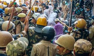 1758926276 Protest over I Love Muhammad posters in Bareilly