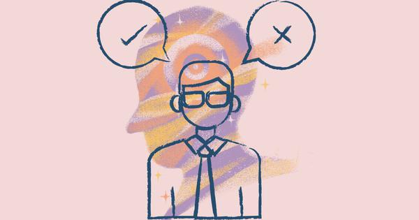 A study of brain activity shows how changing your mind