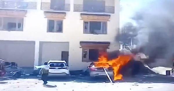BJP office set on fire in Leh Rahul questions EC
