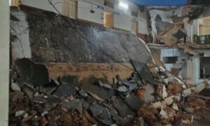 Collectorate building partially collapses in Adilabad