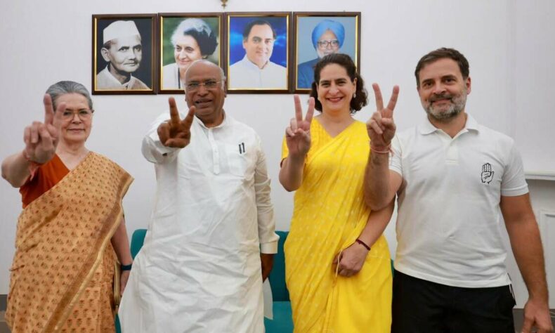 Complaint filed against Rahul Sonia Priyanka Kharge over anti national statement