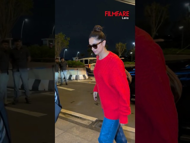 Deepika Padukone turns heads in late night airport glama¤i¸�