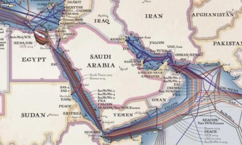 Experts link Red Sea internet outage in Middle East to