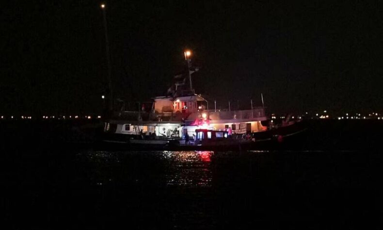 Gaza bound flotilla says main ship hit by drone in Tunisian