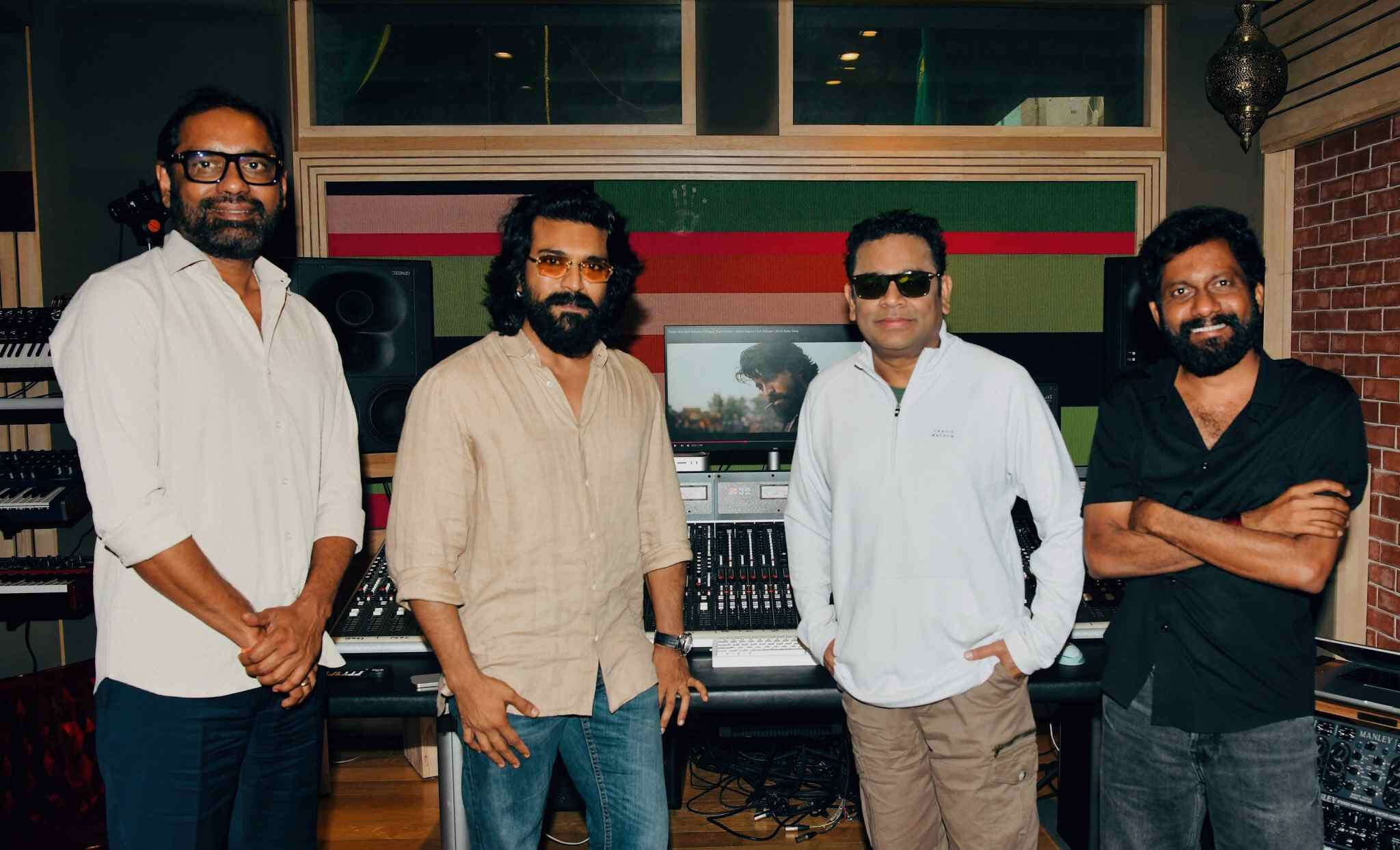 Venkata Satish Kilaru. Ram Charan, AR Rahman and Sana Buchi Babu
