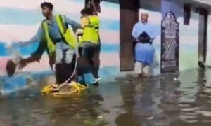 Hyderabad bridge submerged after water released from twin reservoirs