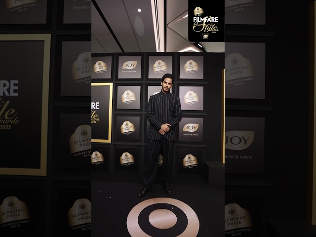 Ishaan Khatter serving major style on the red carpet at
