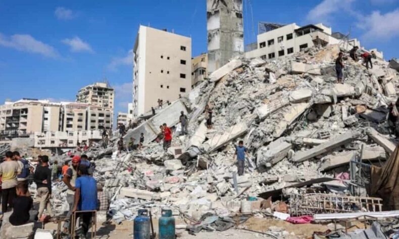 Israel flattens second Gaza City high rise in 24 hrs in
