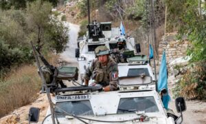 Israeli drones drop grenades near UN peacekeepers in Lebanon